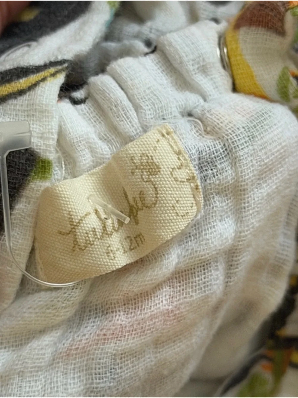 Baby Toucan Print Ruffled Romper - White, Black, Yellow